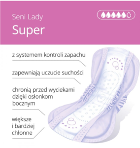 wkładki urologiczne Seni Lady Super